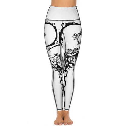 Custom Printed Yoga Pants with 2 Pockets CE003 (All-Over Printing)
