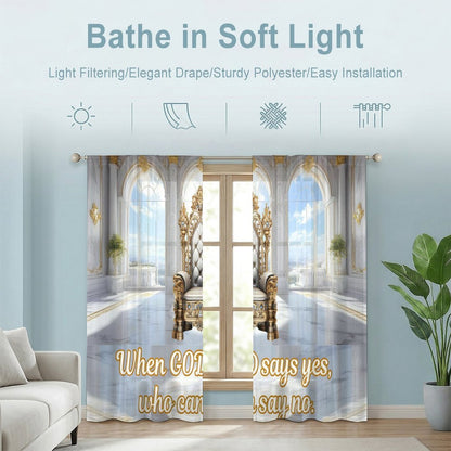 Sheer Curtain(All-Over Printing)