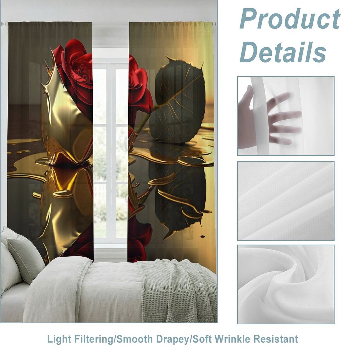 Sheer Curtain(All-Over Printing)