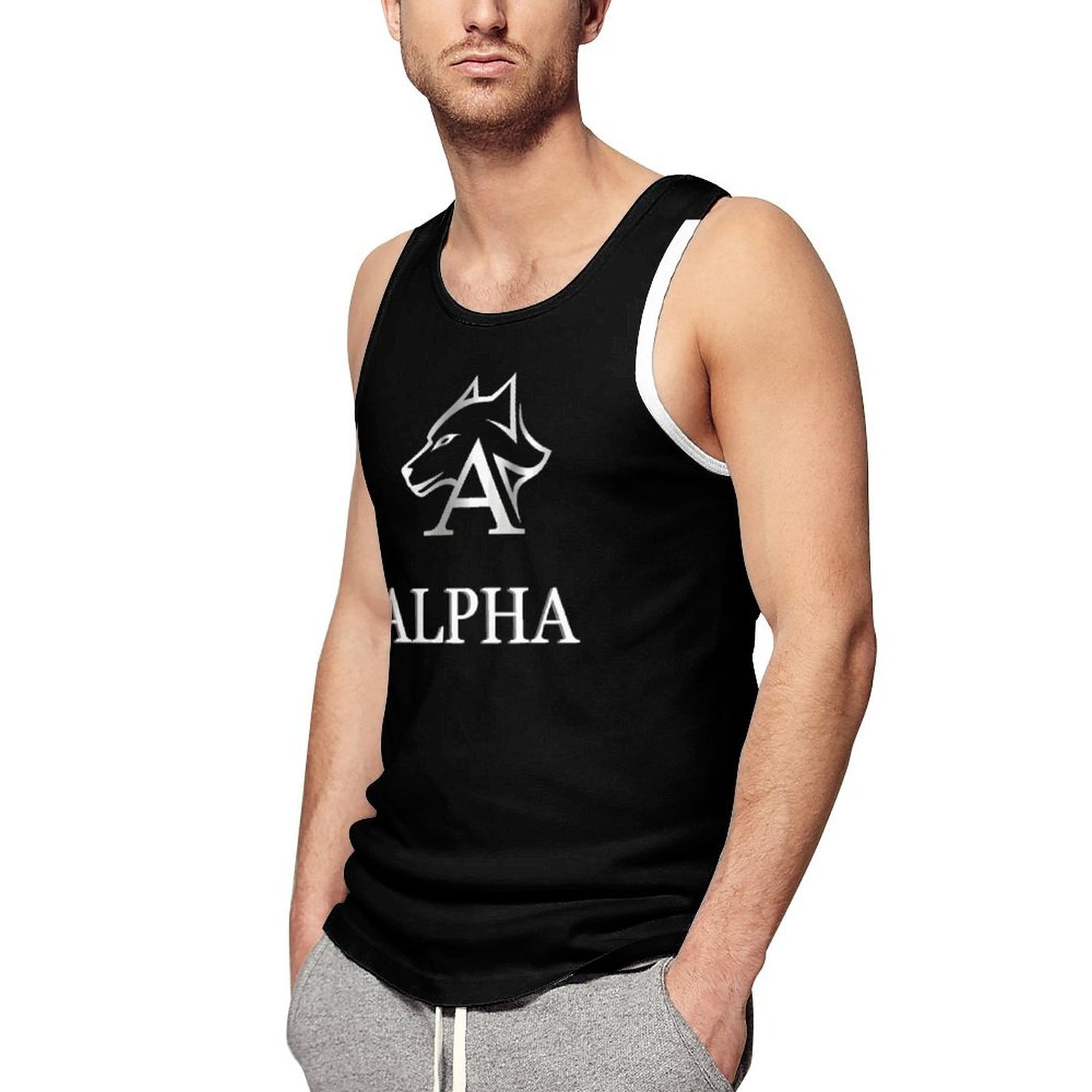 Men's Printed Vest BK (All-Over Printing)