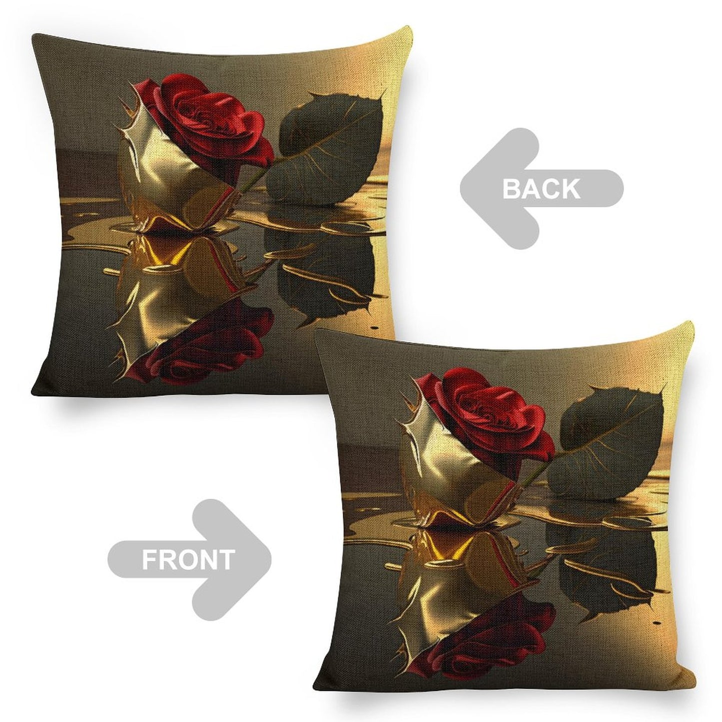 Personalized Photo Pillowcases (Pillow Excluded) (Dual-sided Printing)
