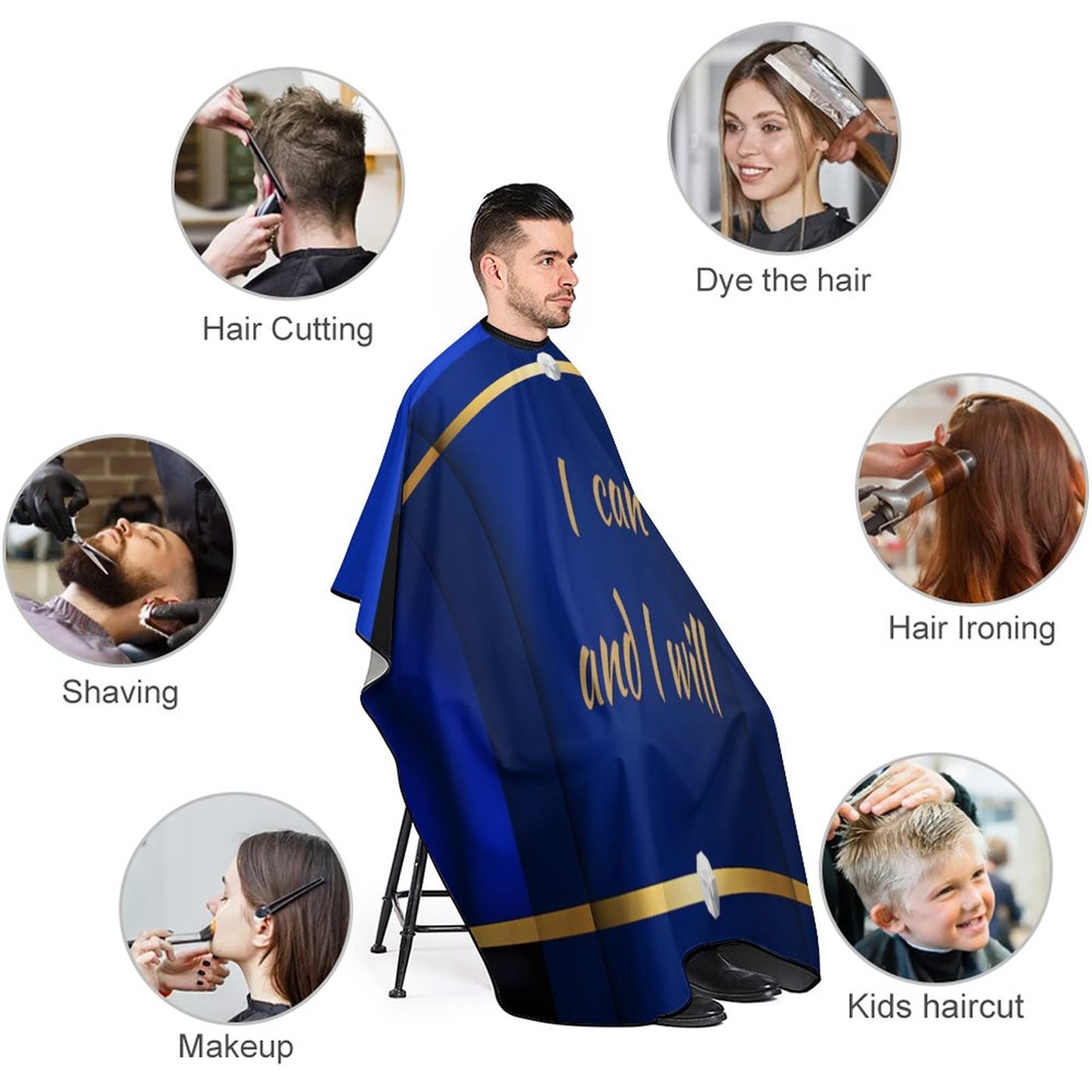 Adult Custom Barber Cape