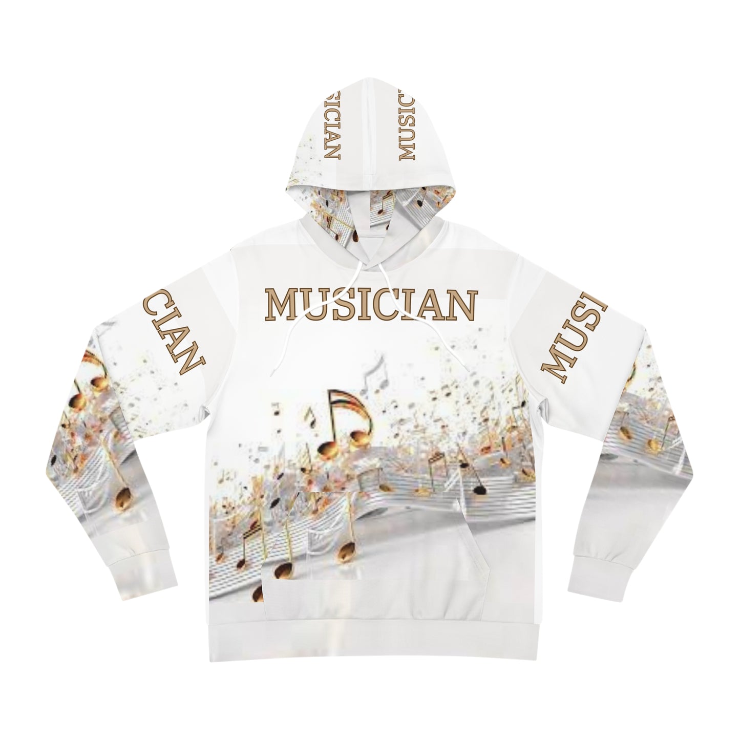 MUSICIAN In Gold Unisex Fashion Hoodie