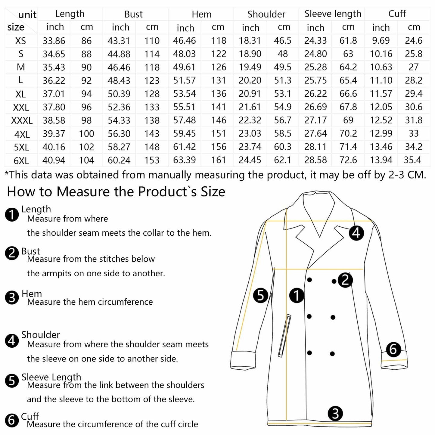 Double Breasted Suit Collar Trench Coat(All-Over Printing)