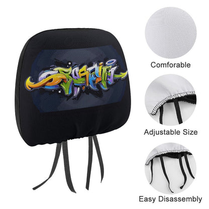 Custom Car Headrest Covers