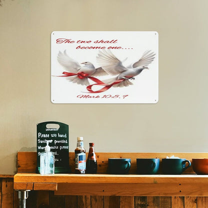 Horizontal Vintage Metal Sign-7.9"x11.8"/ 20x30cm