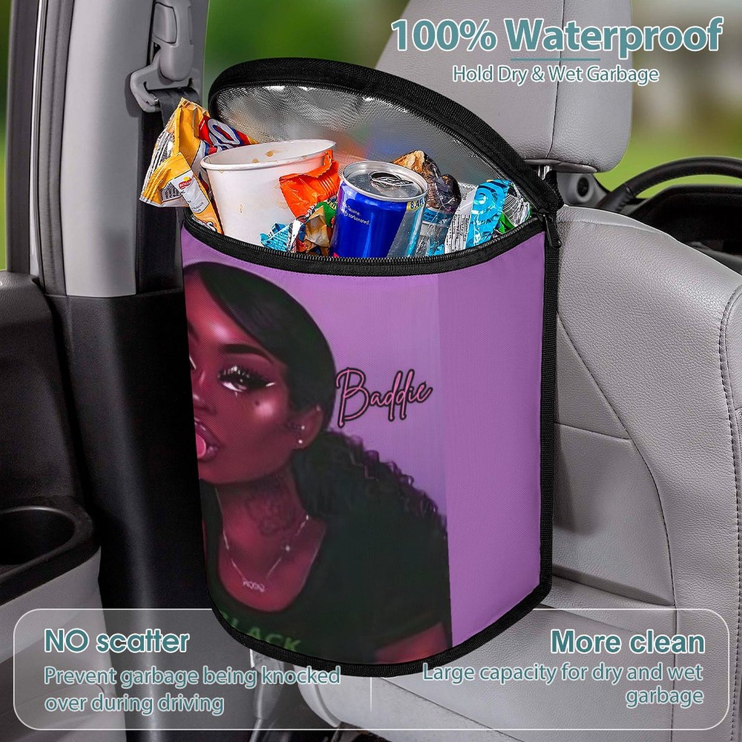 Collapsible Car Trash Bin
