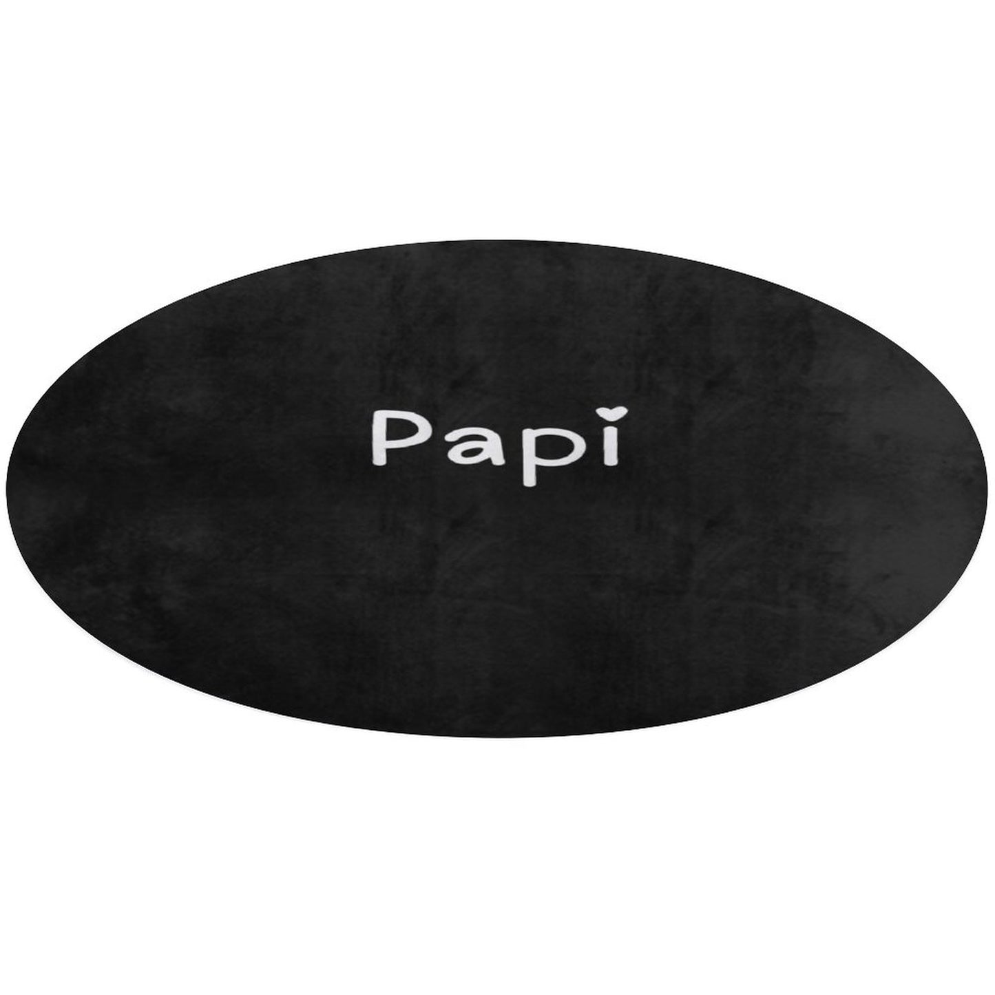 Round Coral Velvet Warm Floor Mat