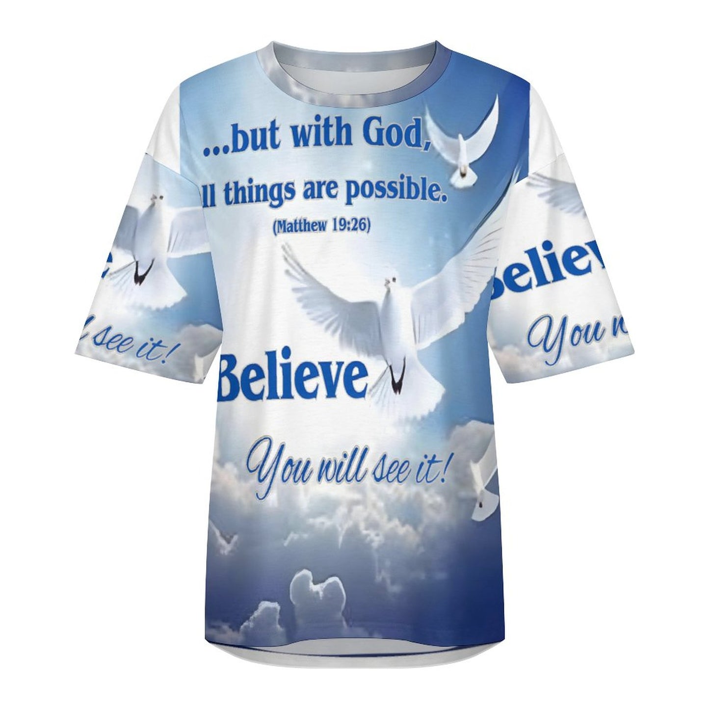 DTG 190gsm Cotton Men's Half-Sleeve T-Shirt(All-Over Printing)