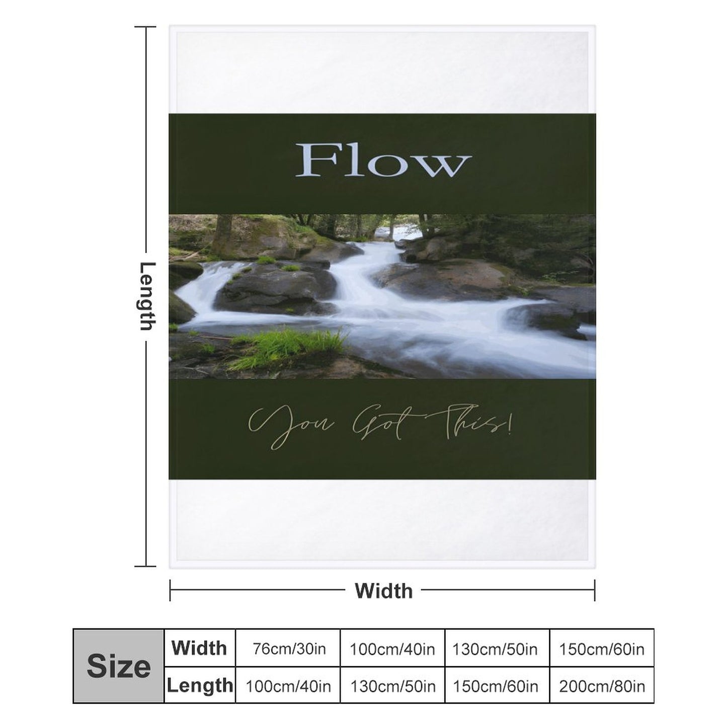 250gsm Flannel Throw Blanket-60"x80"