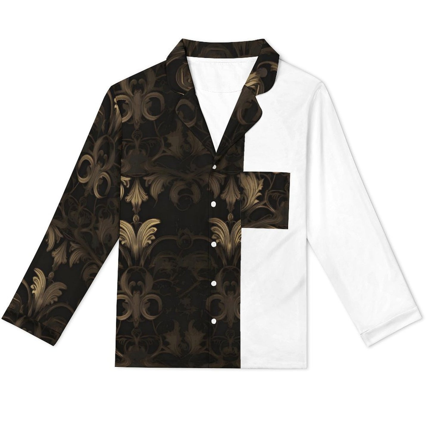 BLACK & GOLD ACCENT Night Suit for Men