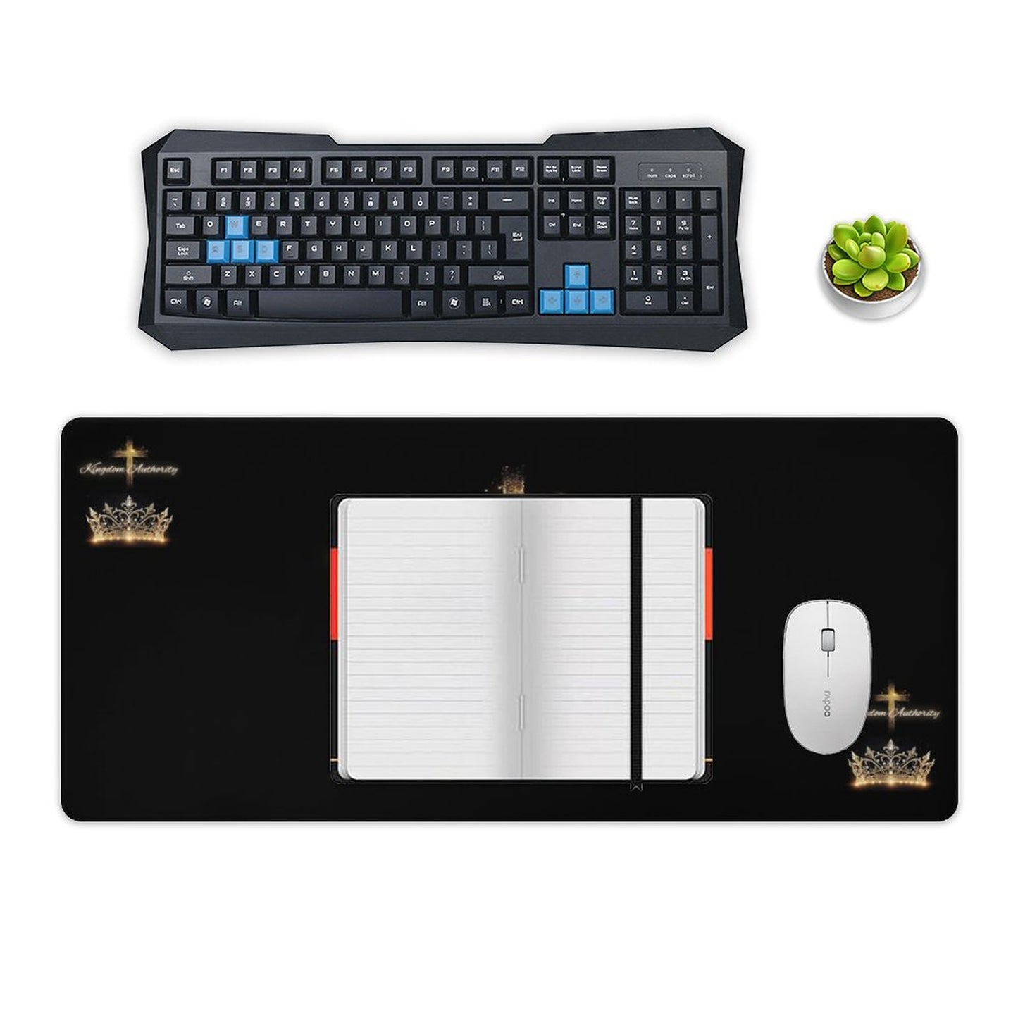 Large Desk Pad Protector with Stitched Edges-16x36 in/40x90cm