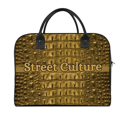 STREET CULTURE Alligator Travel Bag with double zippers (waterproof)