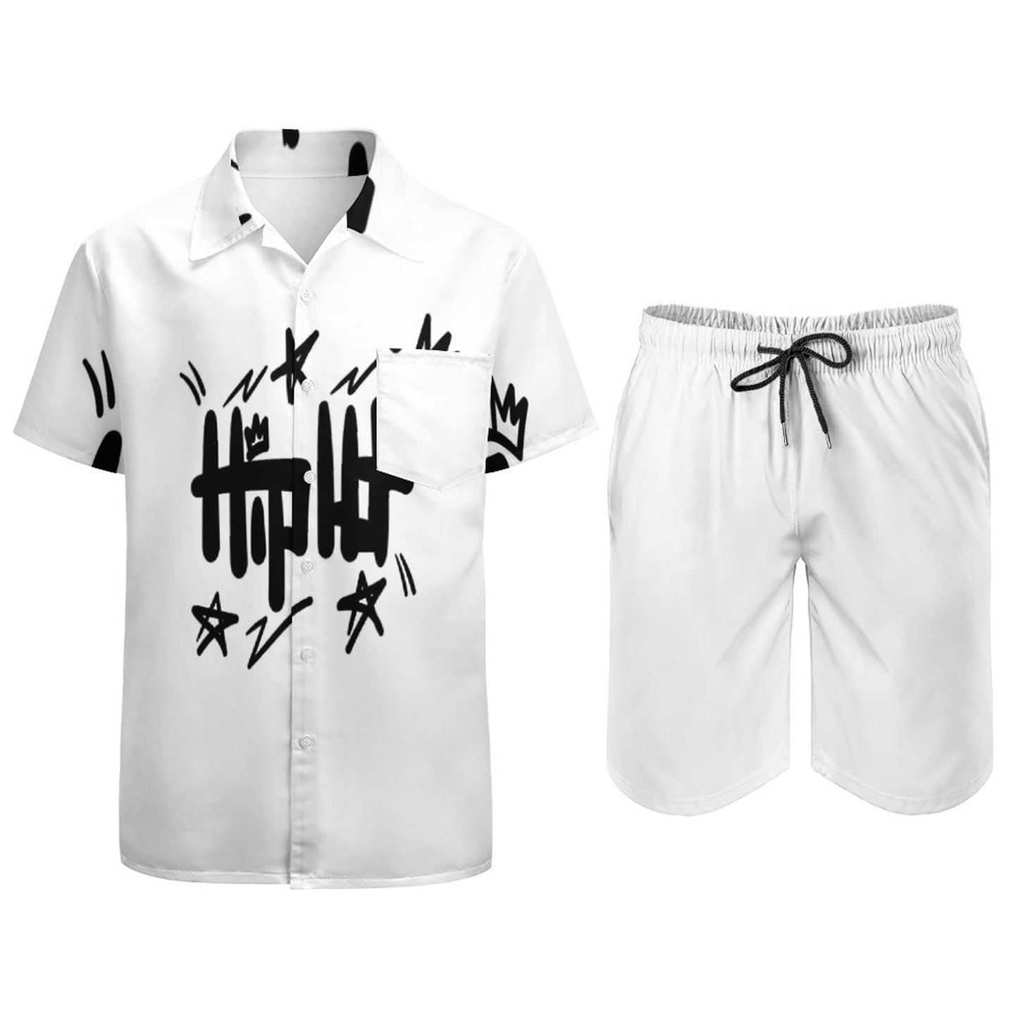 Hawaiian Print Suits for Men (All-Over Printing)