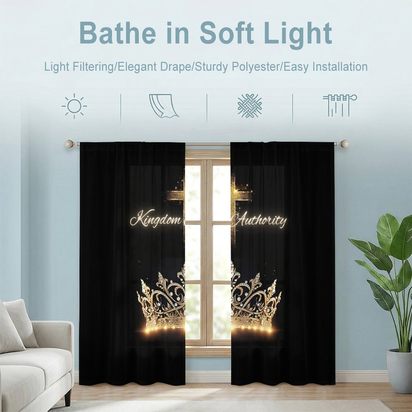 Sheer Curtain(All-Over Printing)