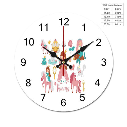 Concise Silent Wooden Wall Clock-9.84"x9.84"/ 25x25cm