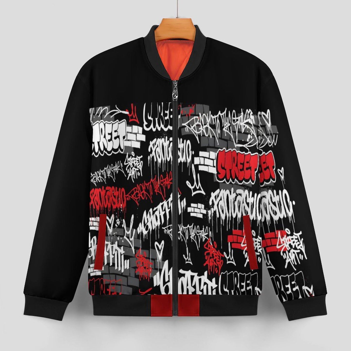 180gsm Zipper Bomber Jacket BMJ (All-Over Printing)