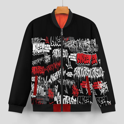 180gsm Zipper Bomber Jacket BMJ (All-Over Printing)