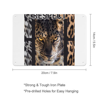 Horizontal Personalized Metal Wall Art Tin Sign-5.5"x7.9"/14x20cm