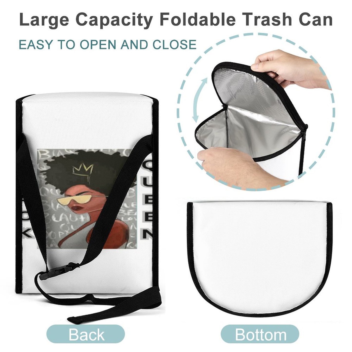 Collapsible Car Trash Bin