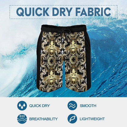 Men's Beach Shorts with Pockets