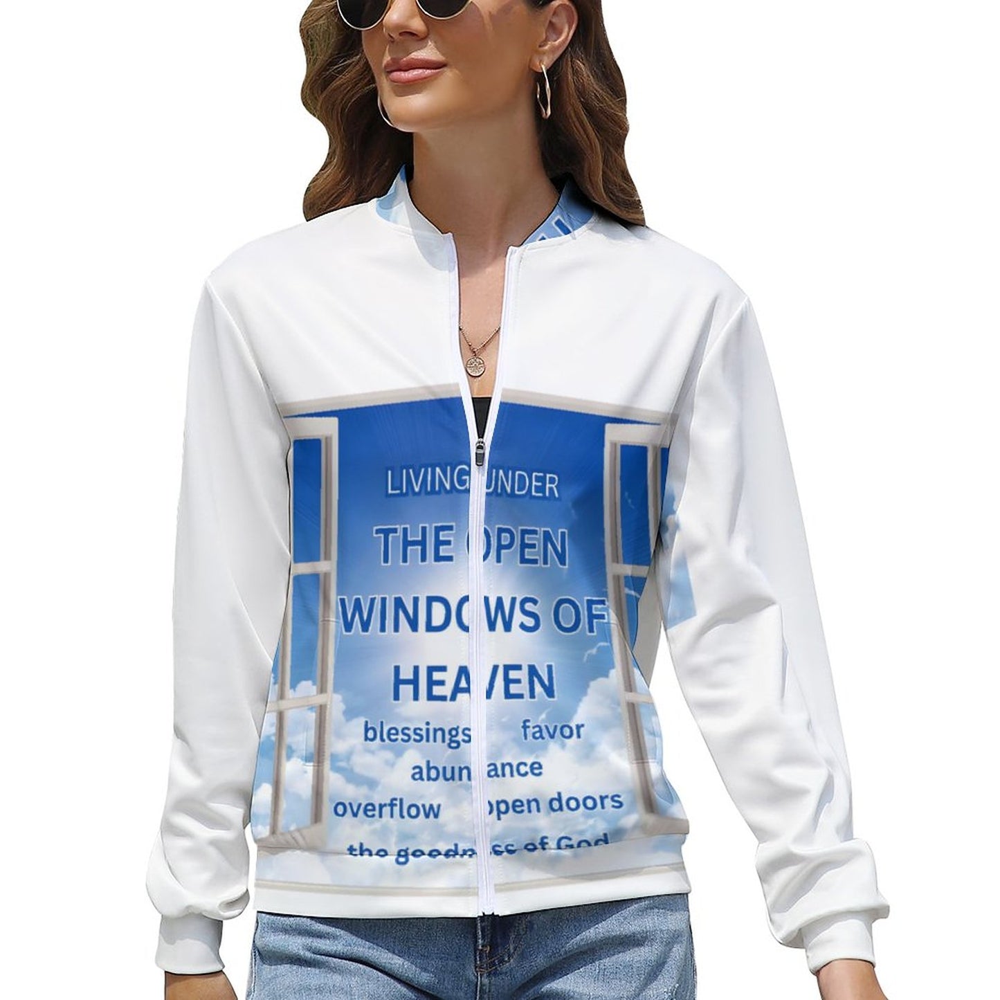 Women's Zipper Jacket(All-Over Printing)
