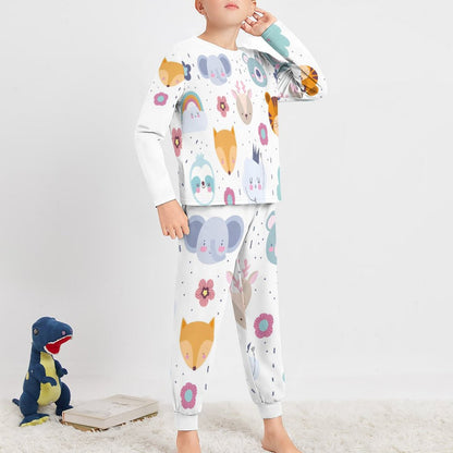 Long Sleeve Pajama Suit for Boy JTZ (All-Over Printing)