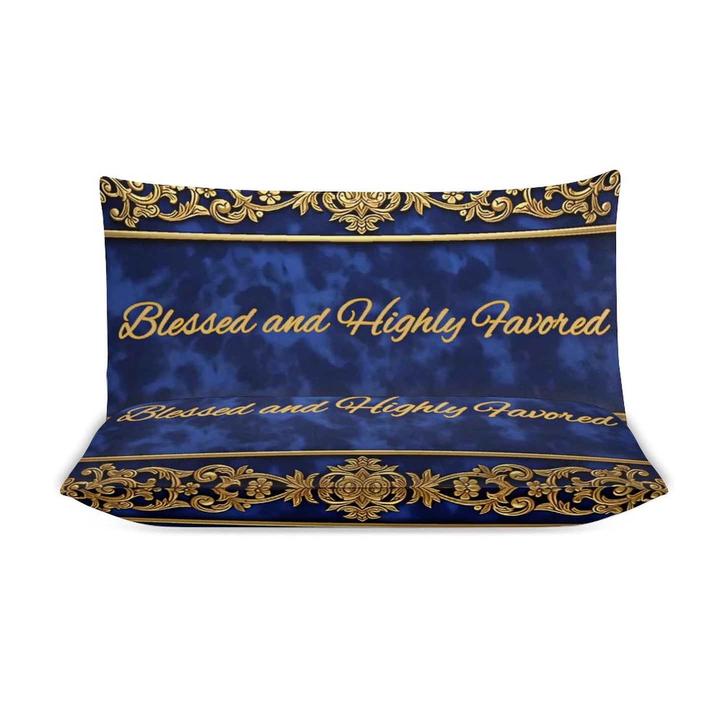 3-Piece Bedding Set-102"x90"/ 259x229cm (Dual-sided Printing)