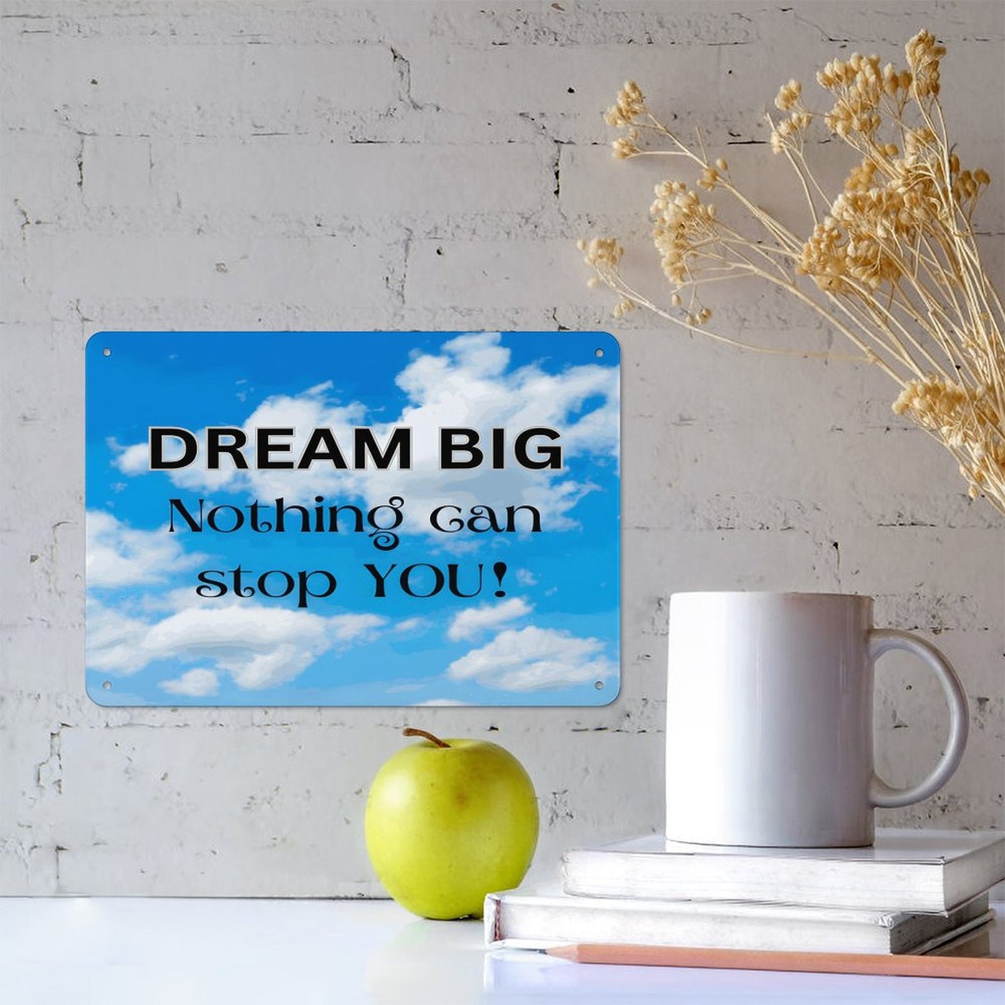 Horizontal Personalized Metal Wall Art Tin Sign-5.5"x7.9"/14x20cm
