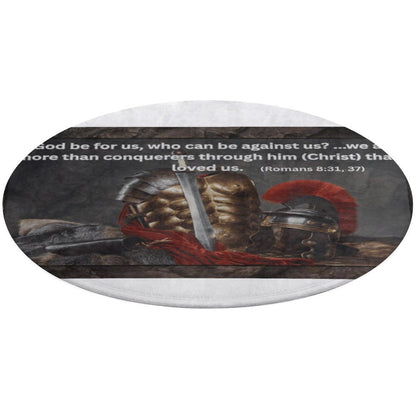 Round Coral Velvet Warm Floor Mat