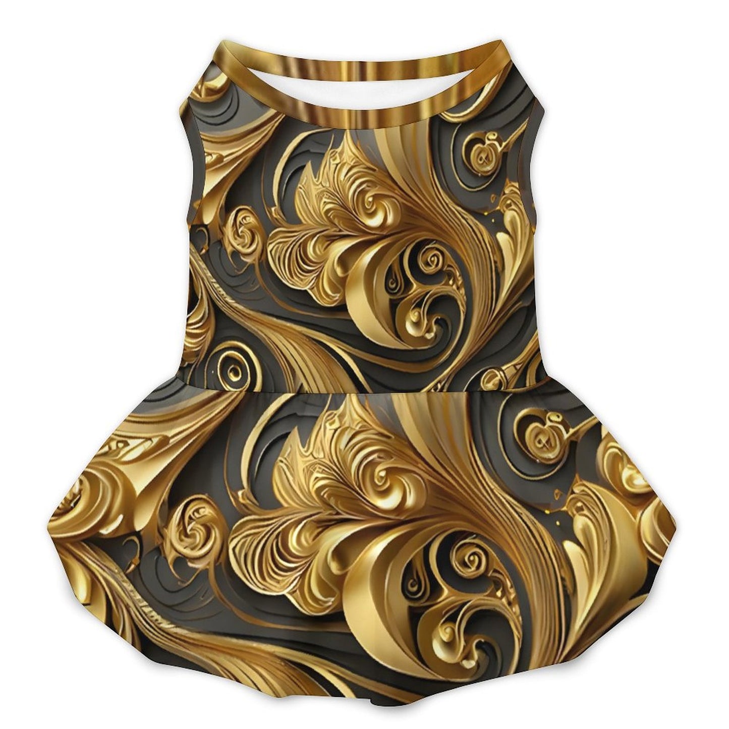 Pet Ruffle Dress-2XS-L