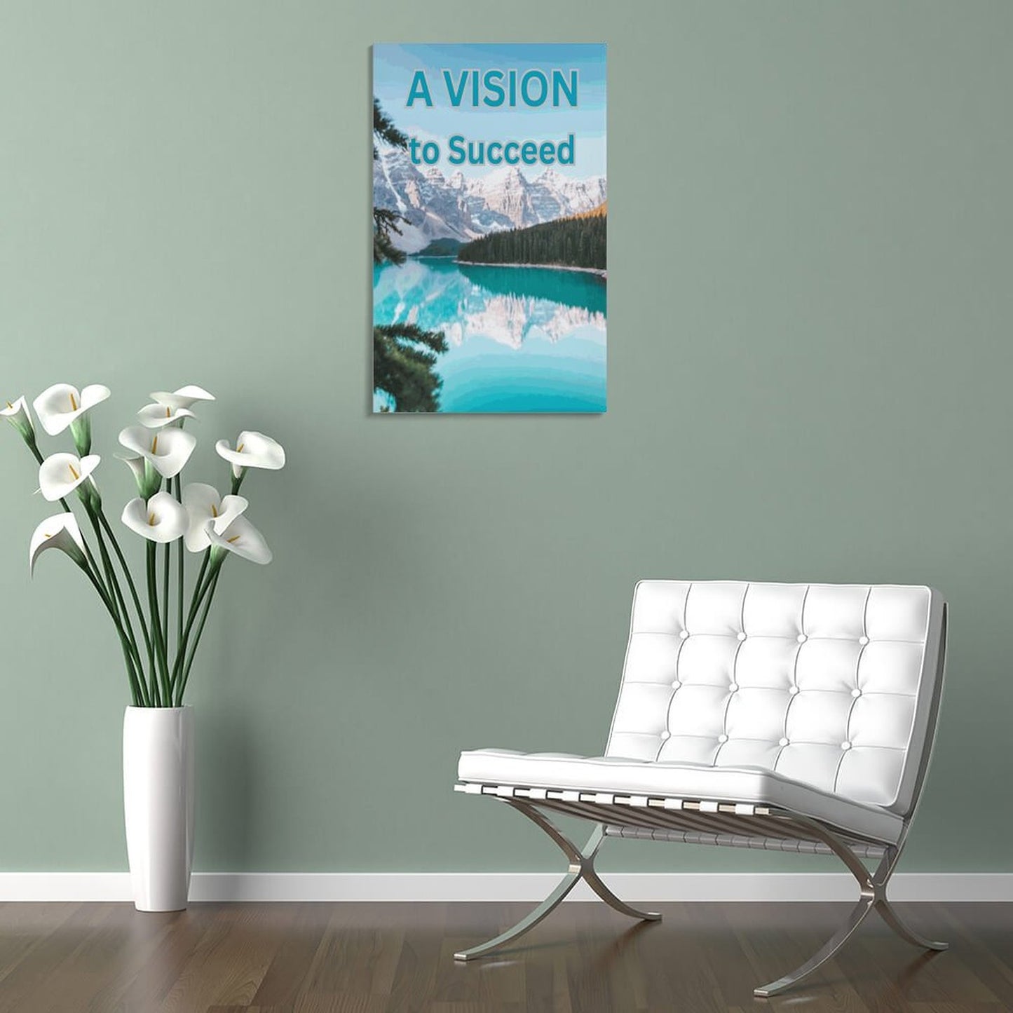 Framed Wooden Poster Hanging (Vertical 2:3)-8x12 inch