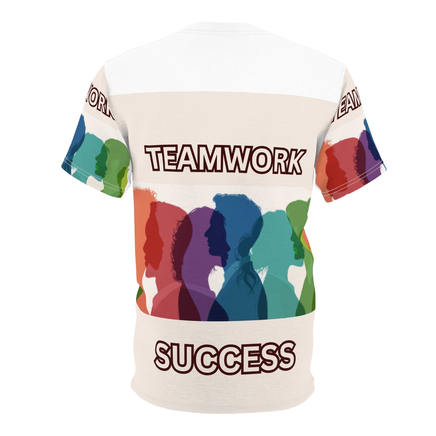 TEAMWORK SUCCESS Unisex Tee on white (for groups or events)