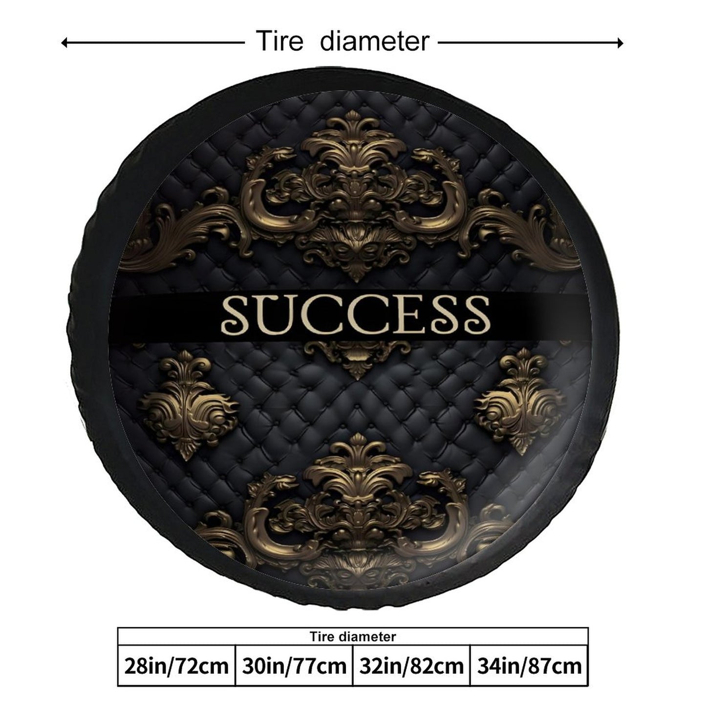 Leather Tire Cover(One-sided Printing)