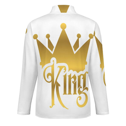 300gsm Men's Polo Sweatshirt LM111 (All-Over Printing)