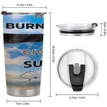 Car Travel Coffee Mug with Lid (All-Over Printing)