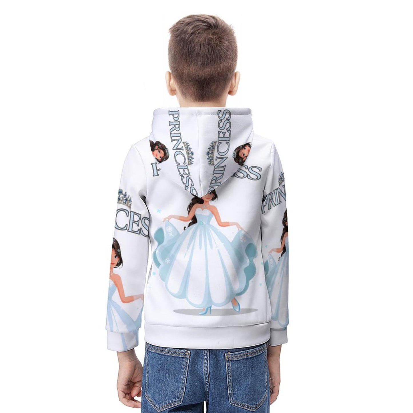 230gsm Children's All-Over printing Hoodie (All-Over Printing)