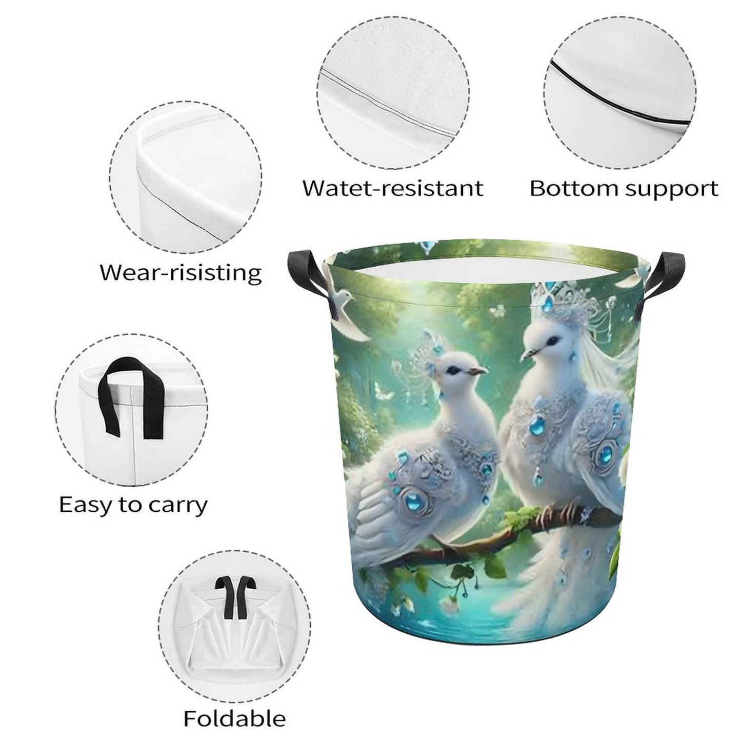 Oxford Collapsible Laundry Basket