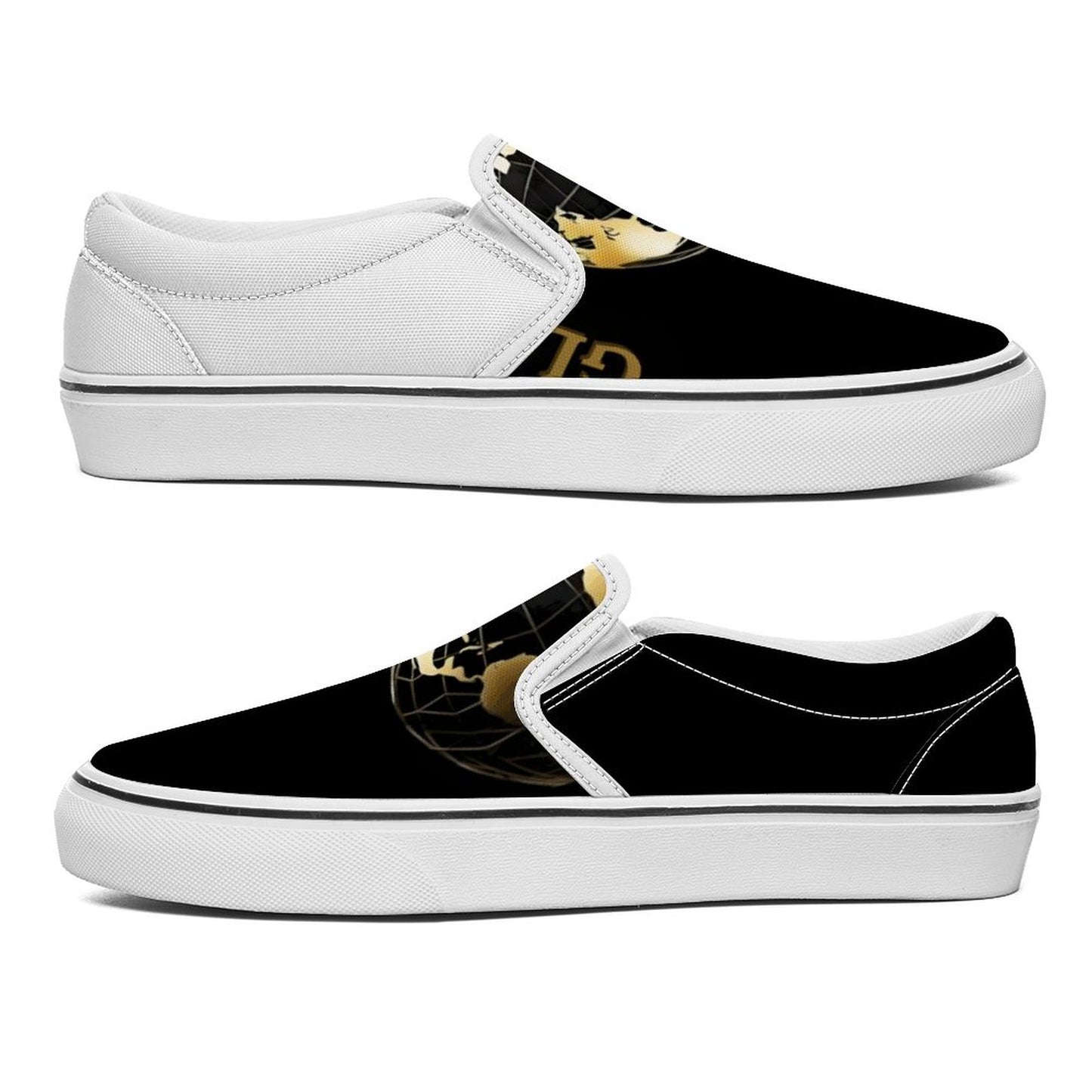 Printed Slip-on Canvas Shoes  for Teenagers and Adults