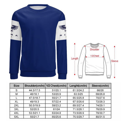 250gsm Round Neck Men's Sweatshirt 4T35 (All-Over Printing)