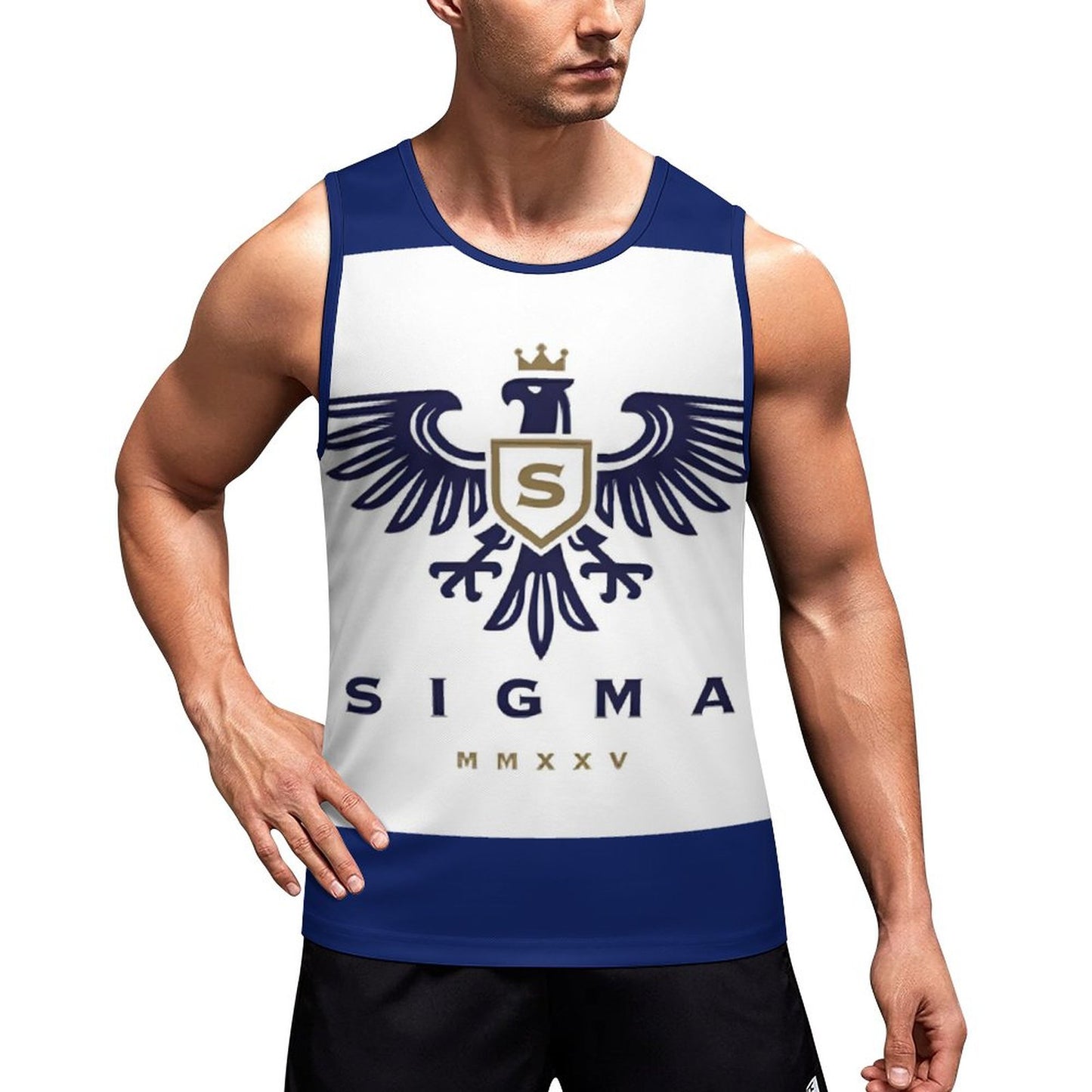 Men's Printed Vest BK (All-Over Printing)