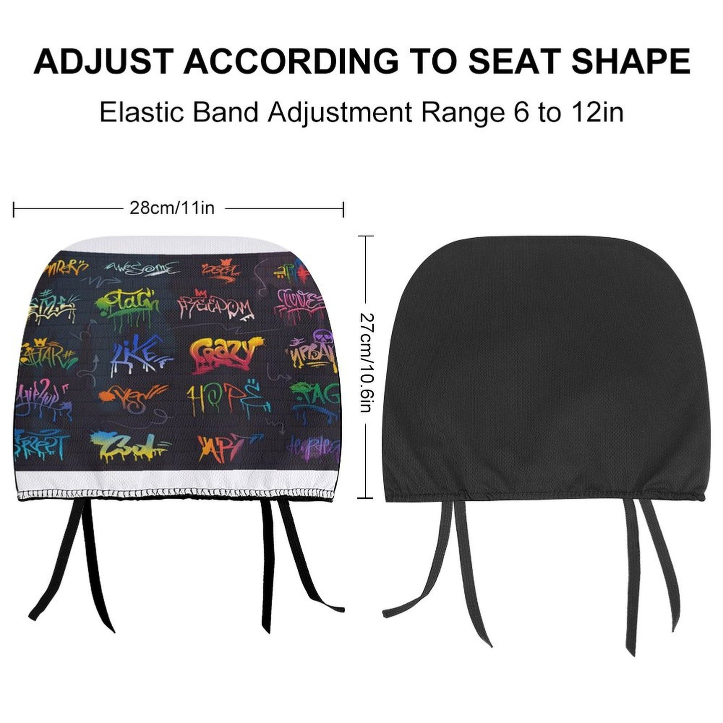 Custom Car Headrest Covers