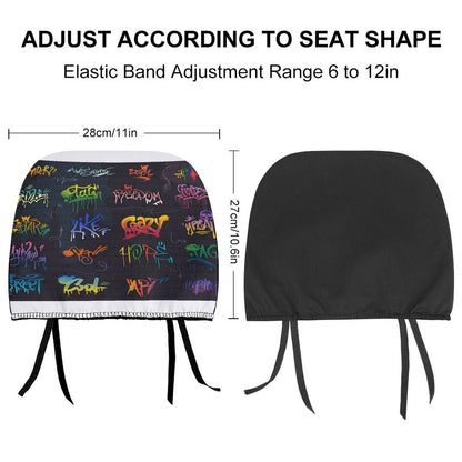 Custom Car Headrest Covers