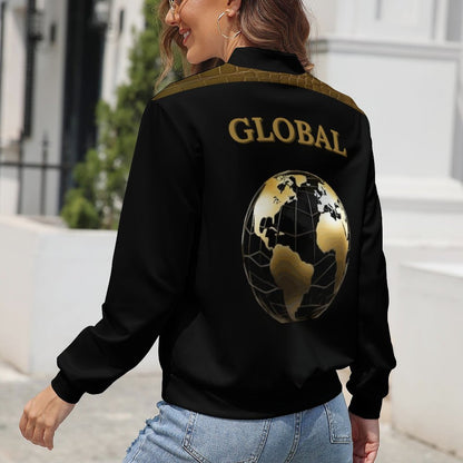 Women's Zipper Jacket LLJK (All-Over Printing)