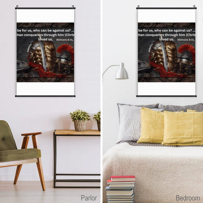 Canvas Hanging Poster with Scrolls-16"x24"/ 40x60cm