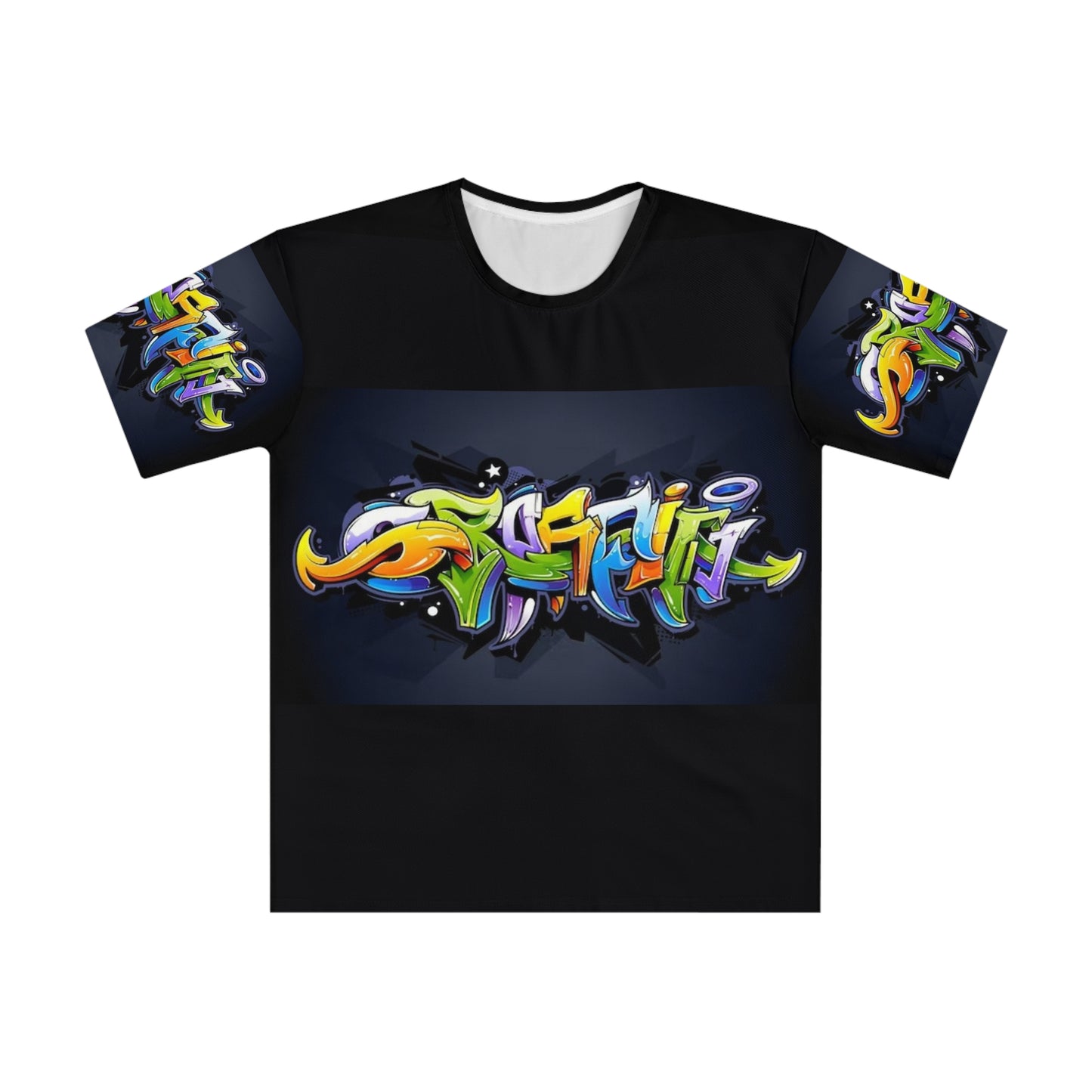 COLORFUL GRAFFITI Unisex Loose T-shirt-XS-5XL