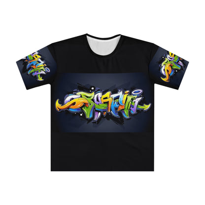 COLORFUL GRAFFITI Unisex Loose T-shirt-XS-5XL