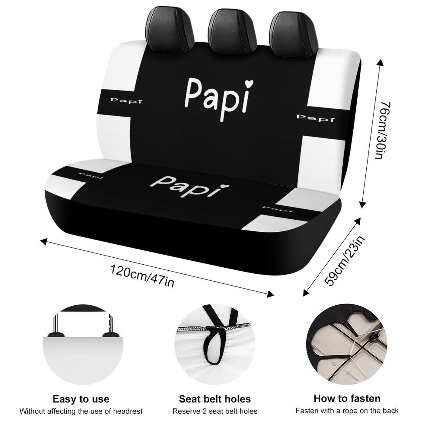 Back Seat Cover for Cars