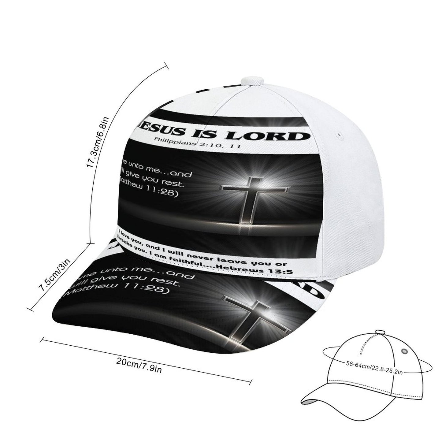 Bent Snapback Cap (All-Over Printing)