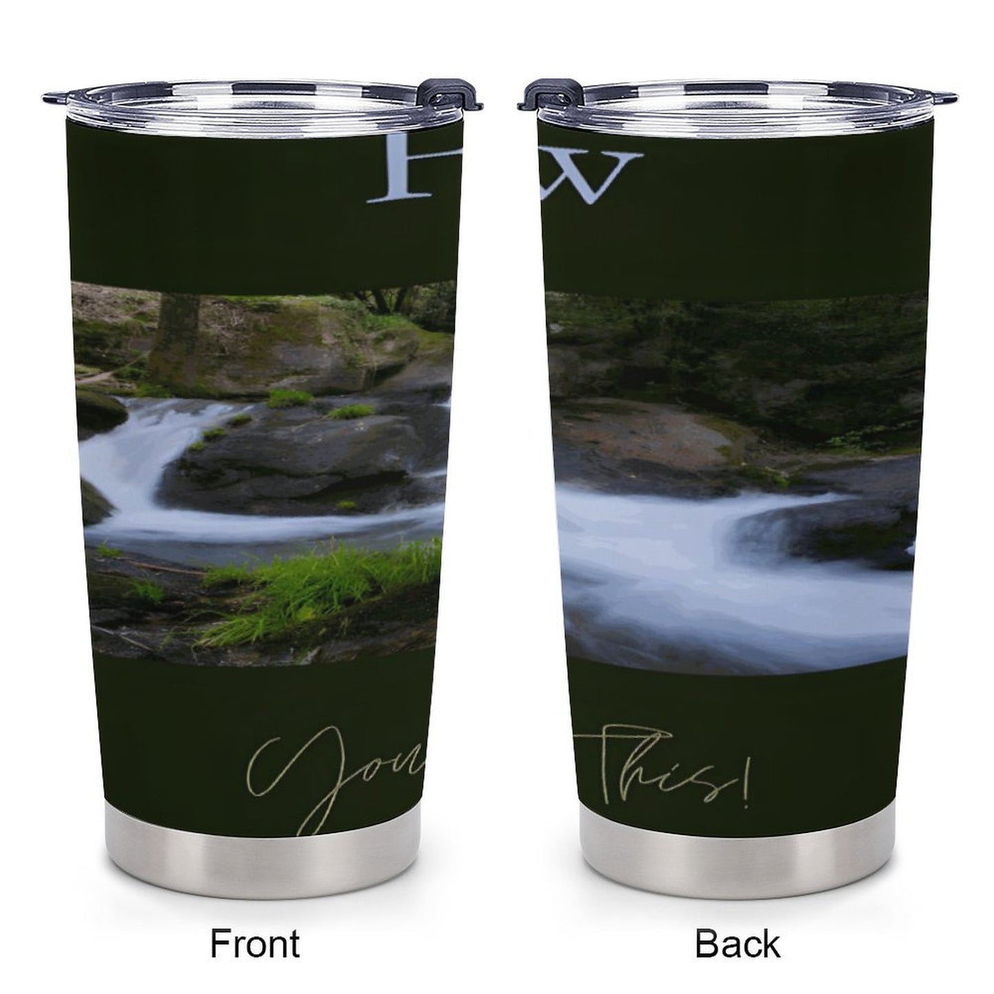 Car Travel Coffee Mug with Lid (All-Over Printing)